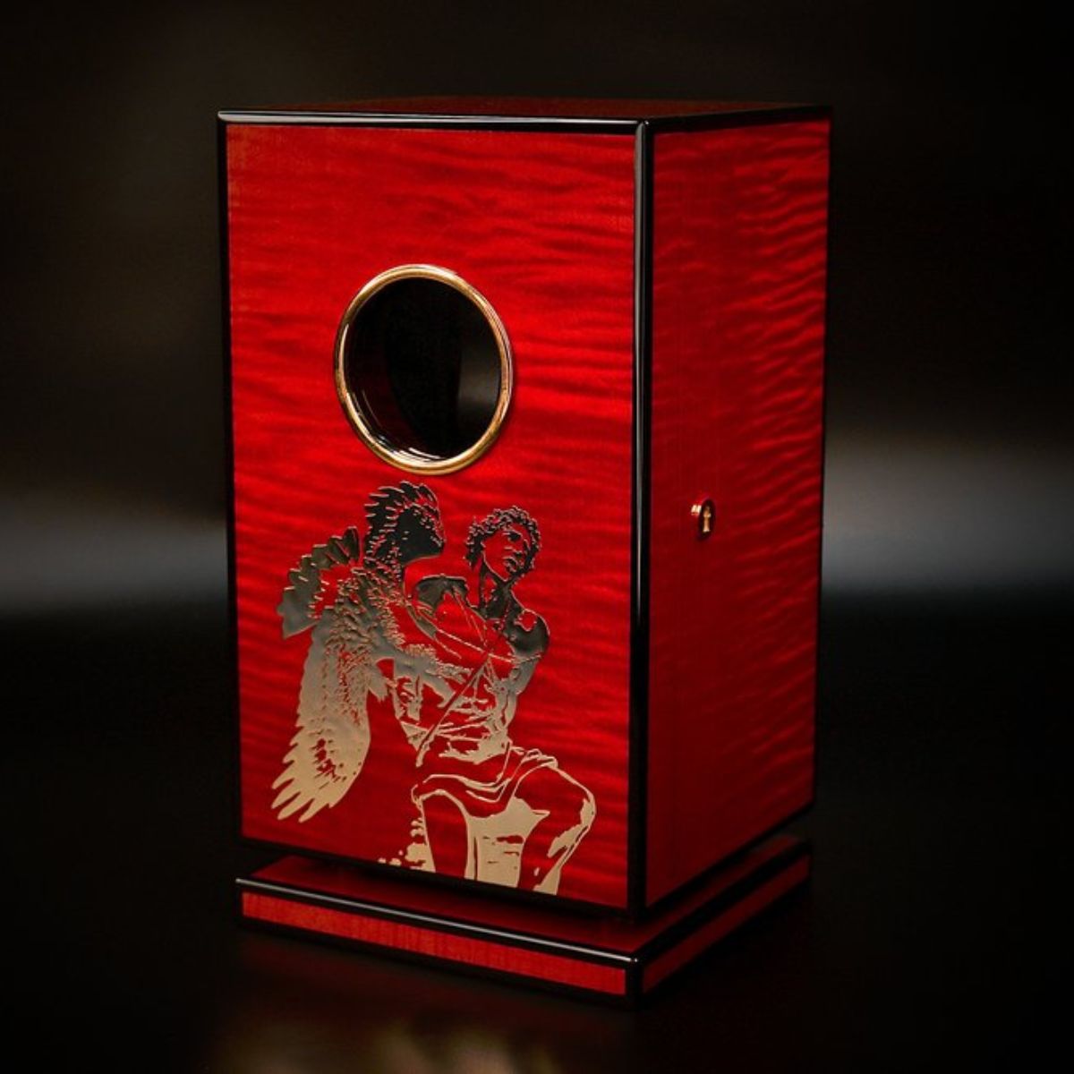 Prometheus Red Sycamore Watch Winder for Prometheus 30th Anniversary