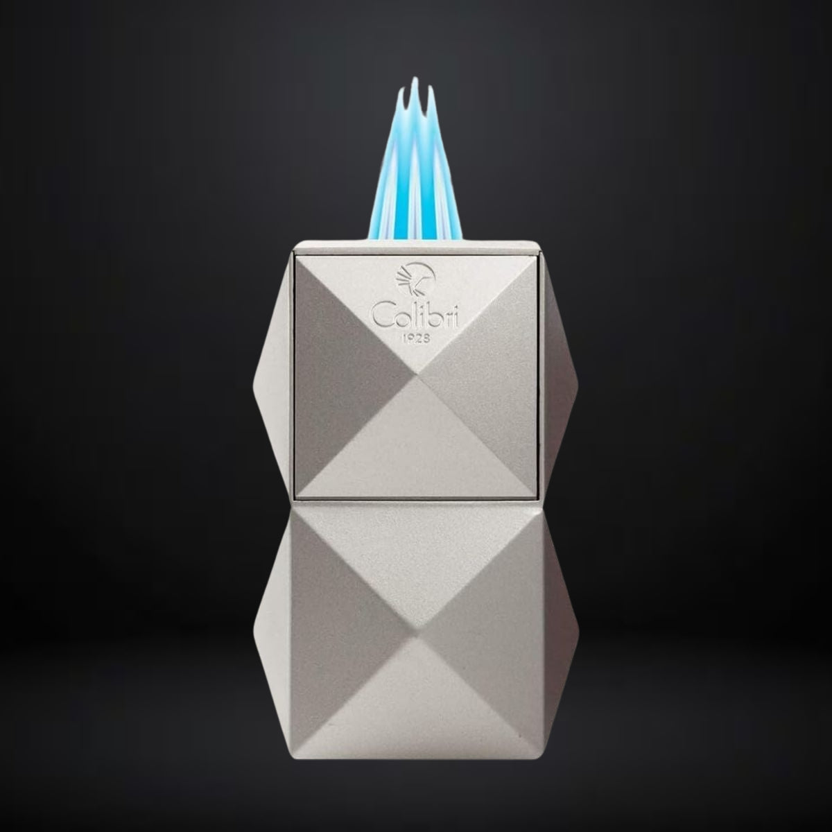 Colibri Cigar Table Lighter Quasar – Silver