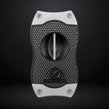 Colibri Diamond V-Cut Cigar Cutter – Black with Chrome