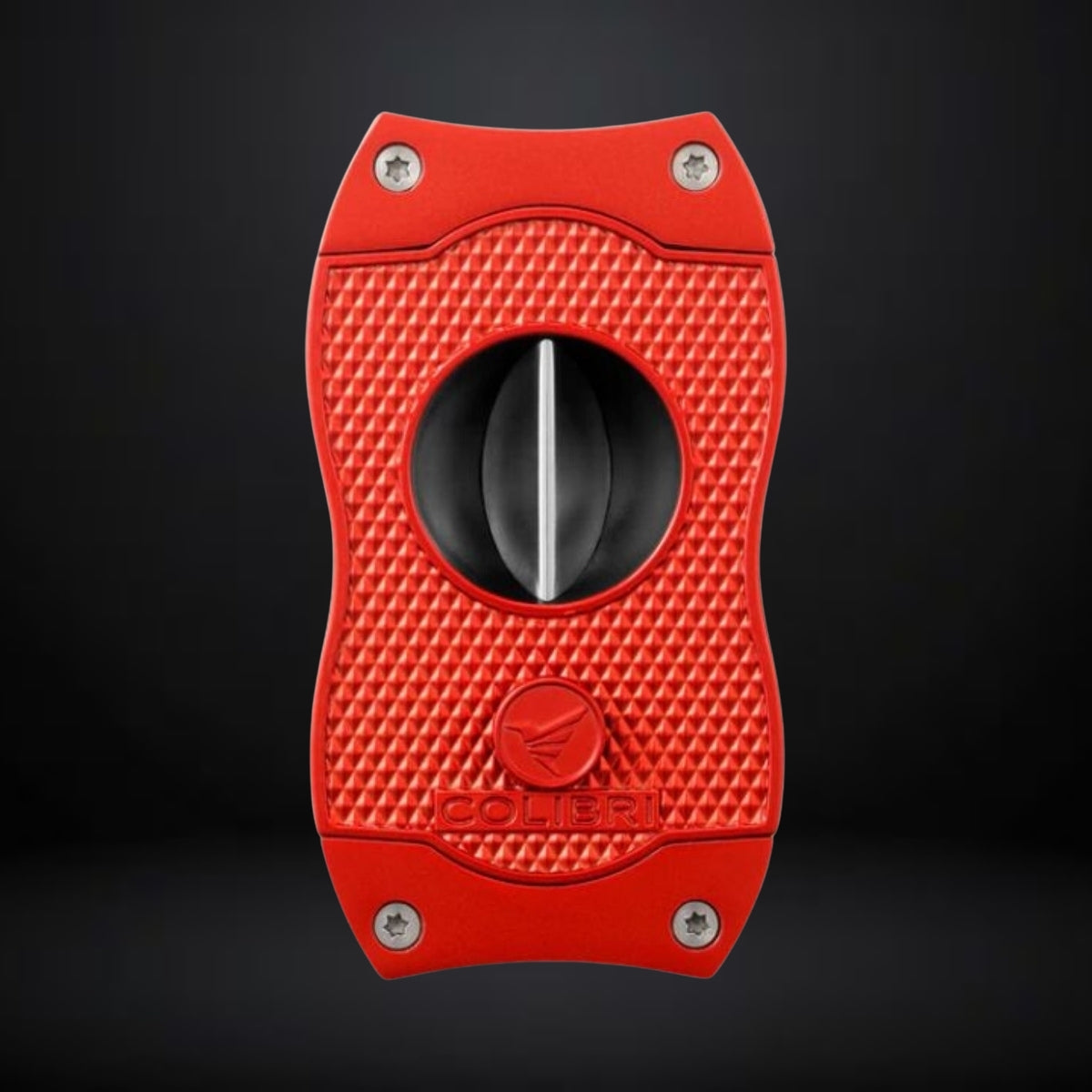 Colibri Diamond V-Cut Cigar Cutter – Red