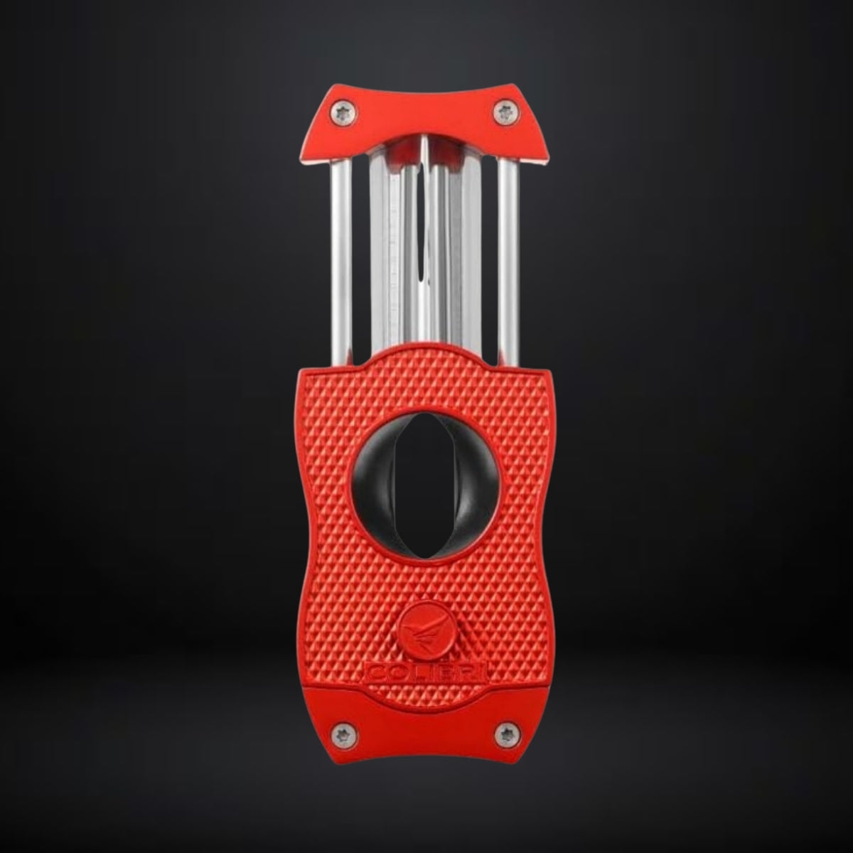 Colibri Diamond V-Cut Cigar Cutter – Red