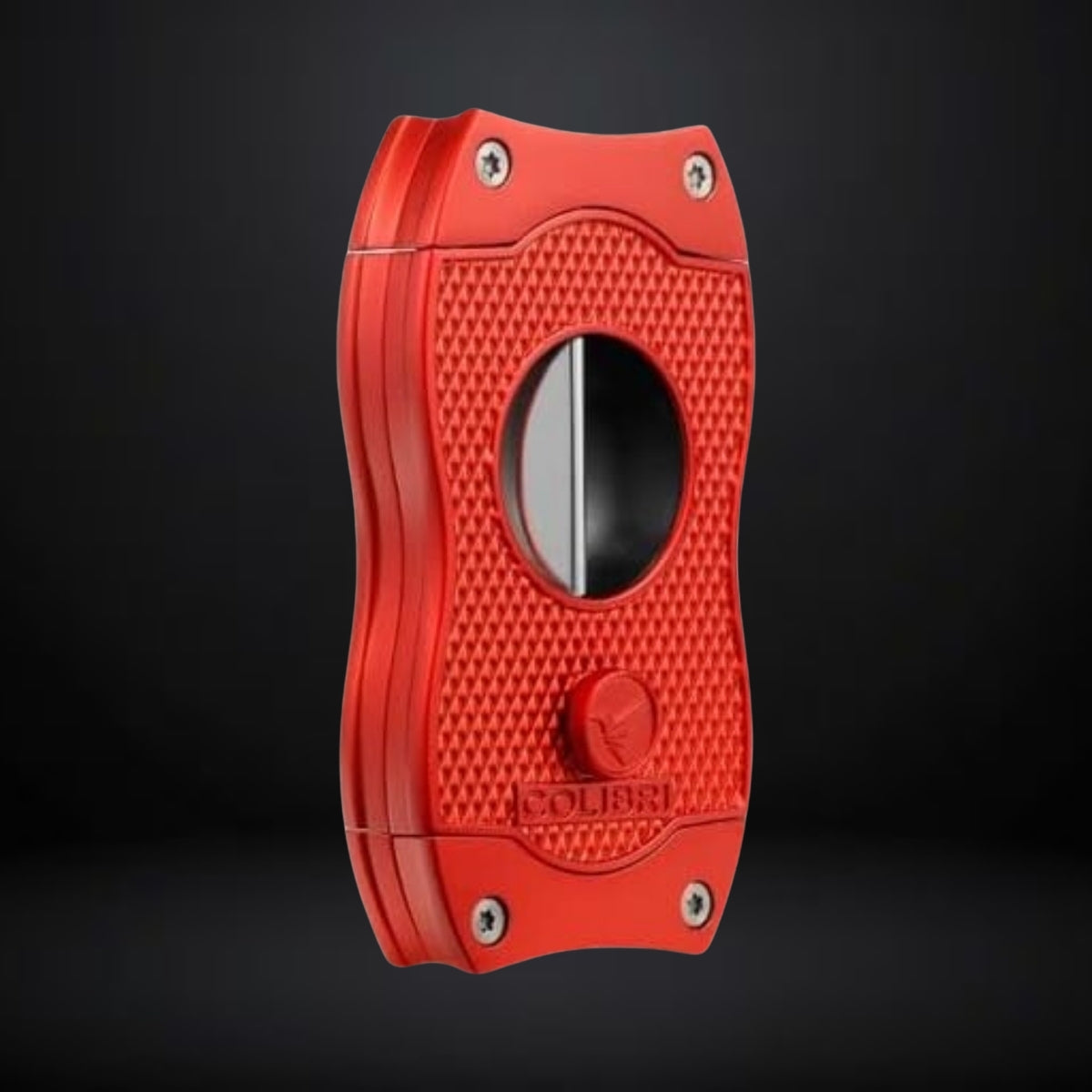 Colibri Diamond V-Cut Cigar Cutter – Red
