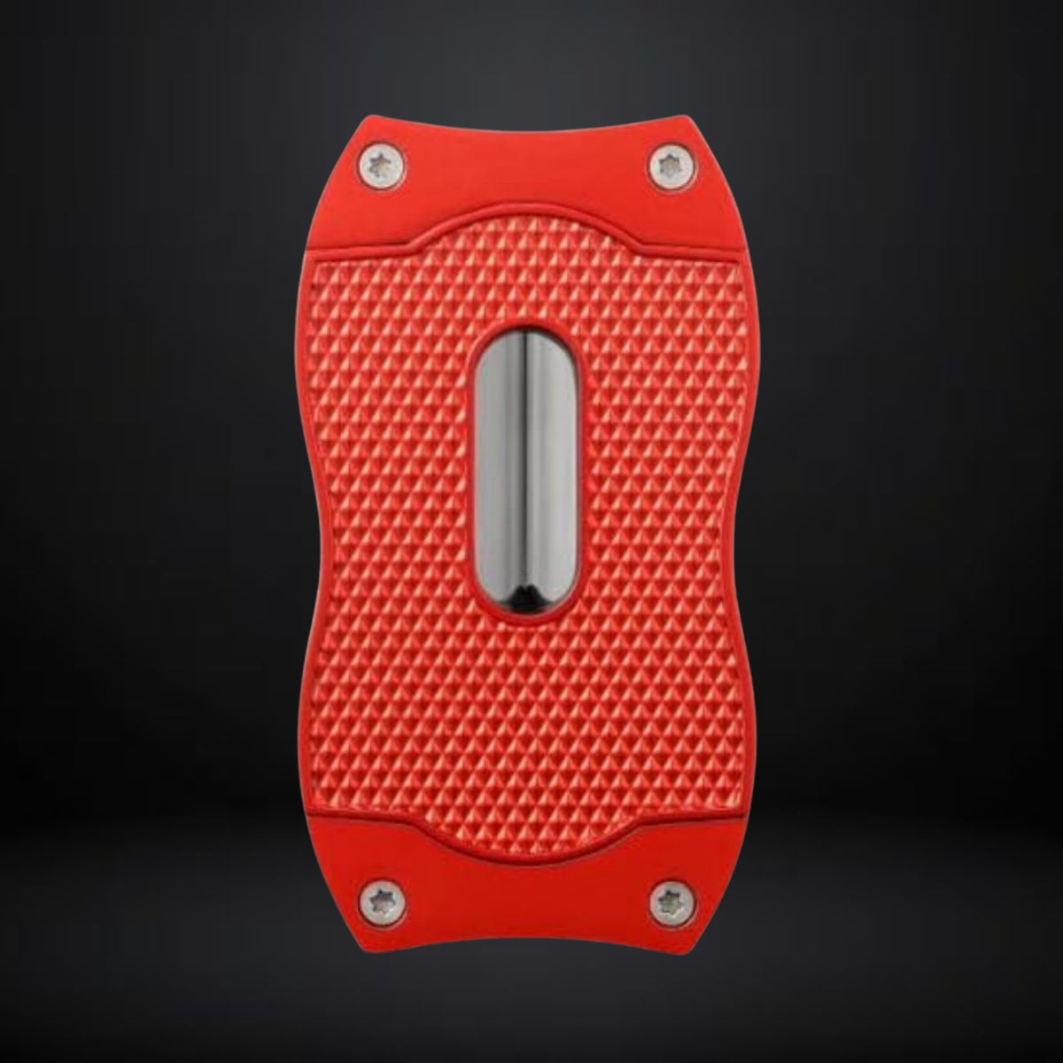 Colibri Diamond V-Cut Cigar Cutter – Red