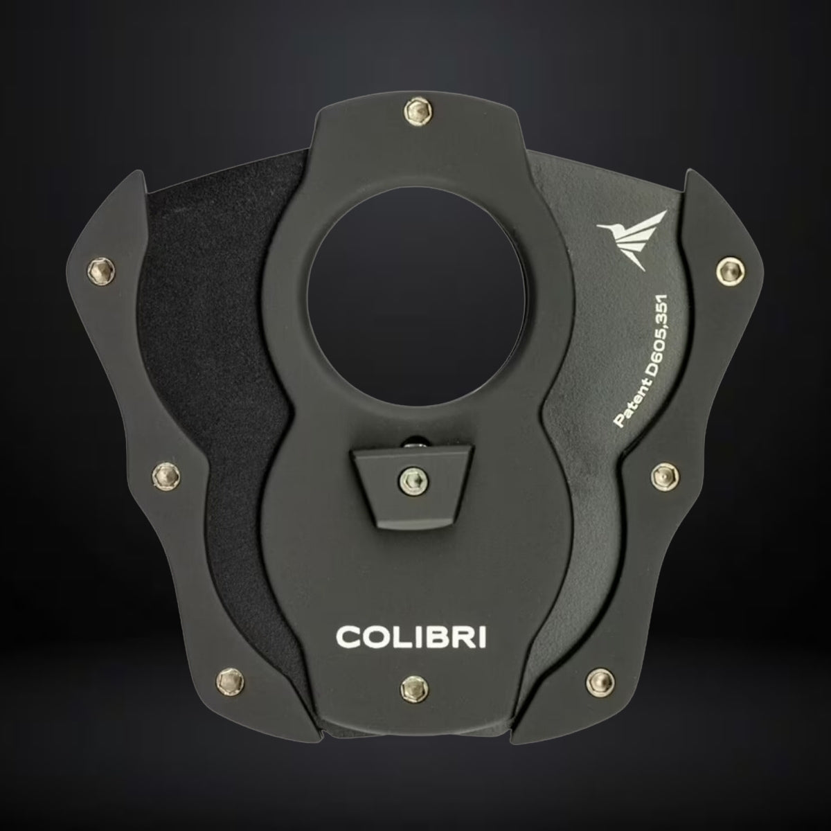 Colibri Premium Cut Cigar Cutter – Black with Black Blades