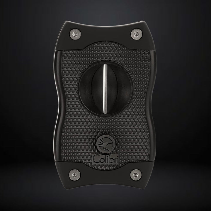 Colibri Premium SV-Cut 2 in 1 Cigar Cutter – Black
