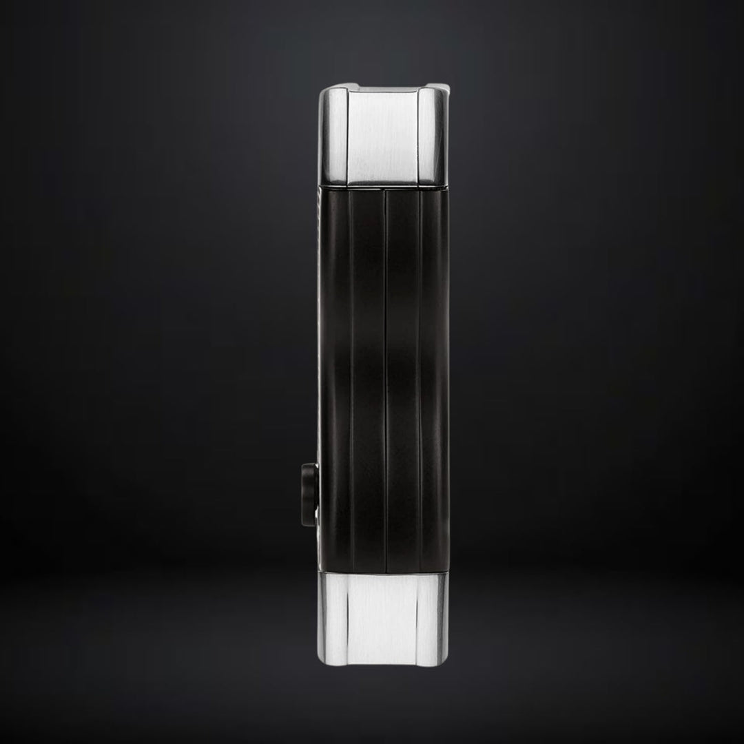 Colibri Premium SV-Cut 2 in 1 Cigar Cutter – Black with Chrome