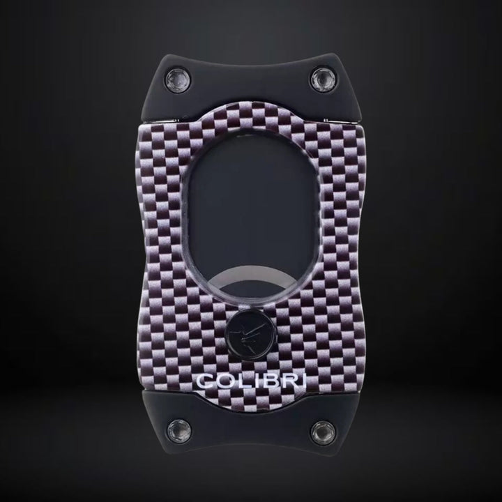 Colibri S-cut Cigar Cutter – Carbon Fiber Silver
