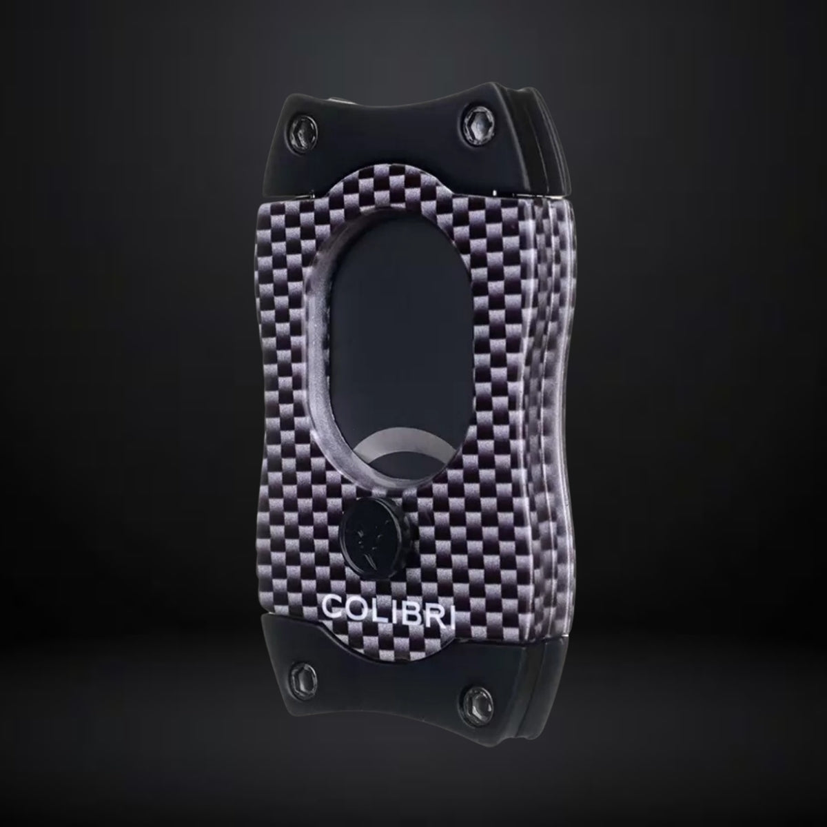 Colibri S-cut Cigar Cutter – Carbon Fiber Silver