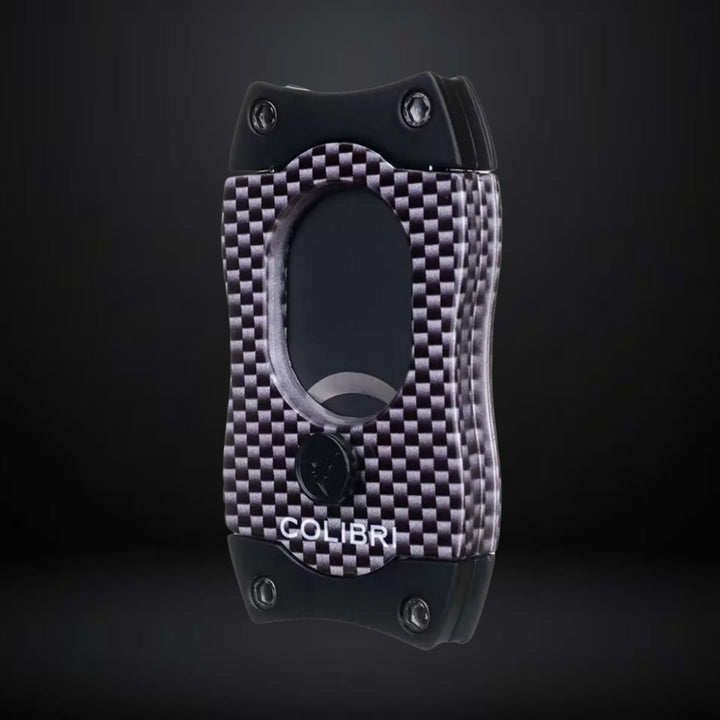Colibri S-cut Cigar Cutter – Carbon Fiber Silver