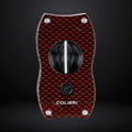 Colibri V-Cut Cigar Cutter – Red Carbon Fiber