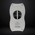 Colibri V-Cut Cigar Cutter – Silver Carbon Fiber