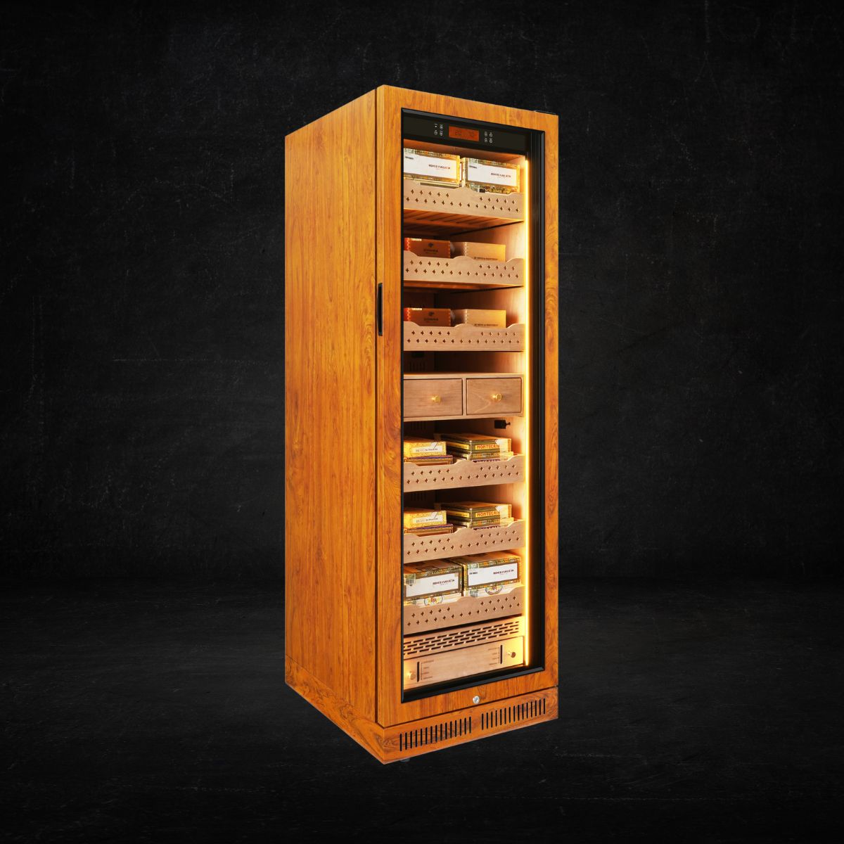 Large Electric Humidor Cabinet - 430L for 3500 Cigars - JC-430W