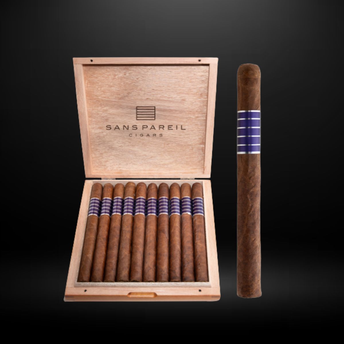 Sans Pareil Cigars Purple Double Corona